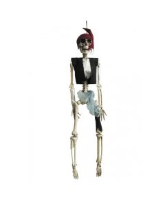 Suspension squelette pirate - 42 cm