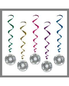 Lot de 5 suspensions disco