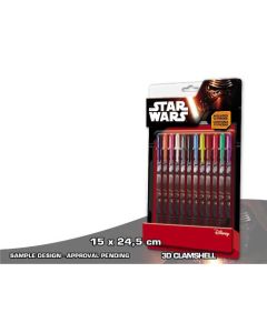 12 stylos gel - Star Wars VII