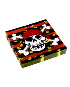20 serviettes Jolly Roger