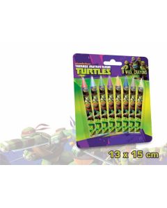 8 pastels gras - Tortues Ninja