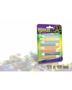 8 crayons de couleur - Tortues Ninja