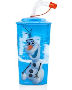 Verre à paille 3D Olaf pas cher