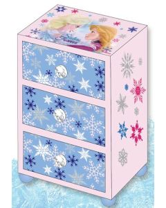 Coffret 3 tiroirs Reine des Neiges 