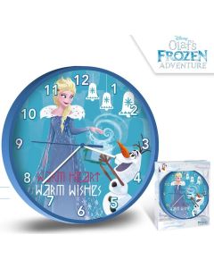 Pendule murale Elsa et Olaf à prix discount