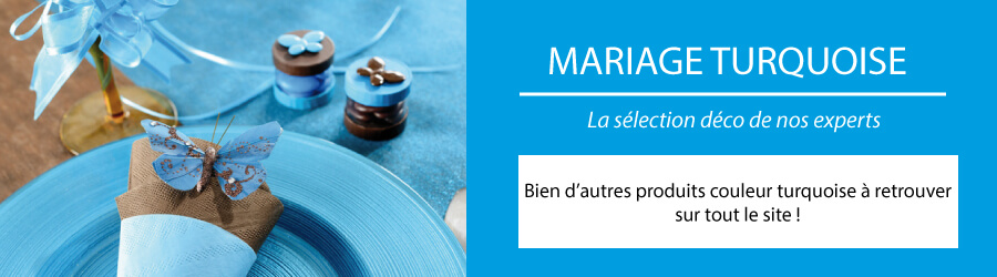 deco mariage turquoise